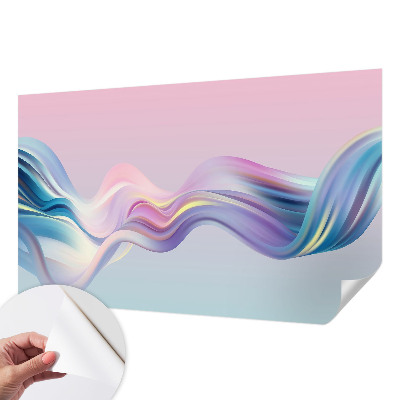 Papel de parede infantil Ondas coloridas