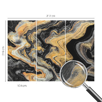 Autocolante de parede fotográfico Caleidoscópio de linhas