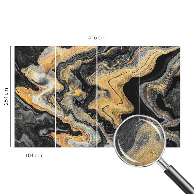 Autocolante de parede fotográfico Caleidoscópio de linhas