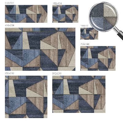 Papel de parede infantil Padrões geométricos