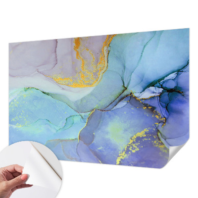 Papel de parede para criança Formas em aquarela