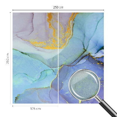 Papel de parede para criança Formas em aquarela