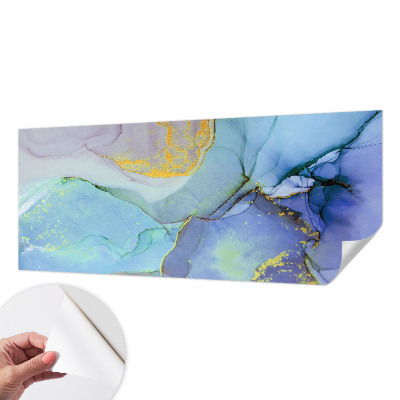 Papel de parede para criança Formas em aquarela