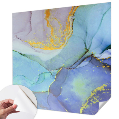 Papel de parede para criança Formas em aquarela