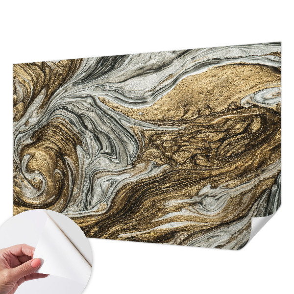 Papel de parede autocolante para quarto com estampa de espirais abstratas