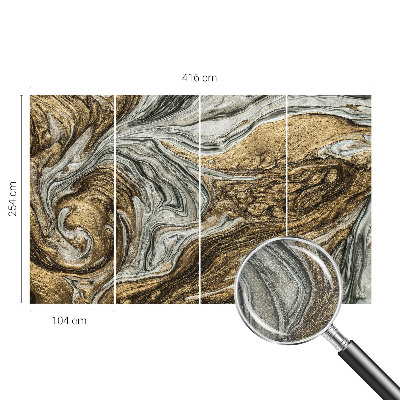 Papel de parede autocolante para quarto Espirais abstratas