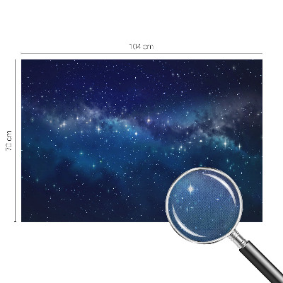 Autocolante de parede fotográfico Noite Estrelada