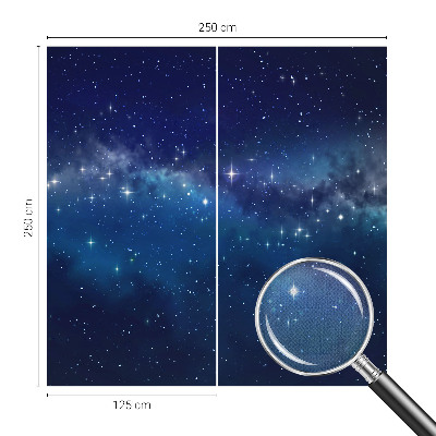 Autocolante de parede fotográfico Noite Estrelada