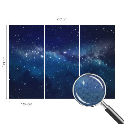 Autocolante de parede fotográfico Noite Estrelada