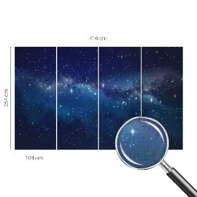 Autocolante de parede fotográfico com o motivo Noite Estrelada