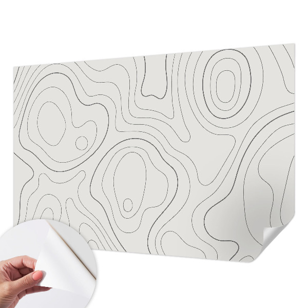 Papel de parede autocolante Linhas fluidas