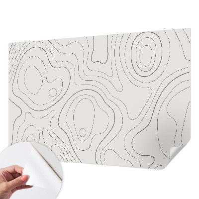 Papel de parede autocolante Linhas fluidas