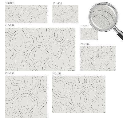 Papel de parede autocolante Linhas fluidas