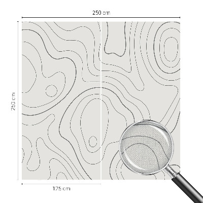 Papel de parede autocolante Linhas fluidas