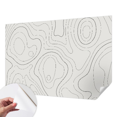 Papel de parede autocolante Linhas fluidas