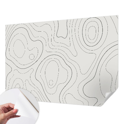 Papel de parede autocolante Linhas fluidas