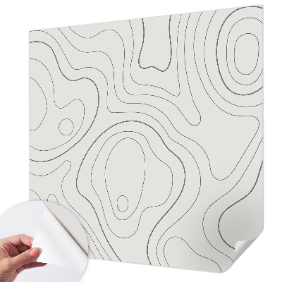 Papel de parede autocolante Linhas fluidas
