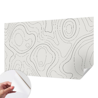 Papel de parede autocolante Linhas fluidas