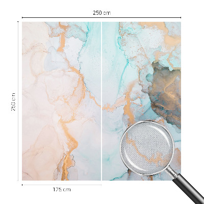 Papel de parede infantil Ondas em aquarela