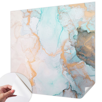 Papel de parede infantil Ondas em aquarela