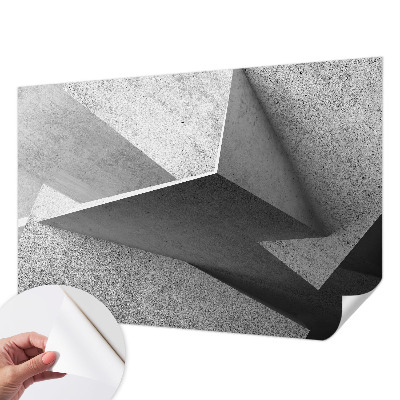 Papel de parede para criança com padrão de estruturas geométricas