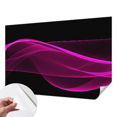 Papel de parede para criança fitas cor-de-rosa