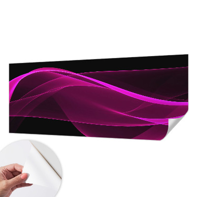 Papel de parede para criança fitas cor-de-rosa