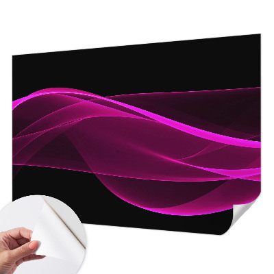 Papel de parede para criança fitas cor-de-rosa