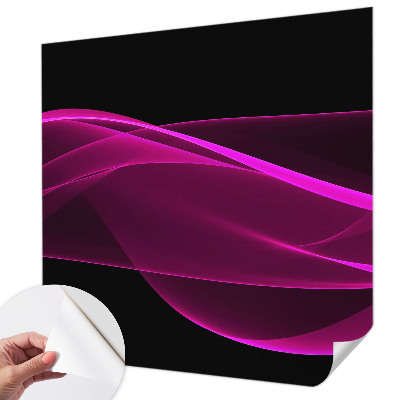 Papel de parede para criança fitas cor-de-rosa