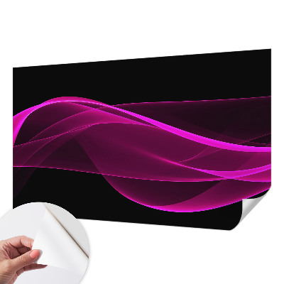 Papel de parede para criança fitas cor-de-rosa