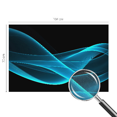 Autocolante de parede fotográfico Ondas chamativas
