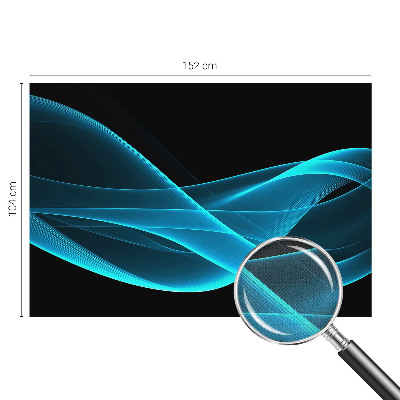 Autocolante de parede fotográfico Ondas chamativas