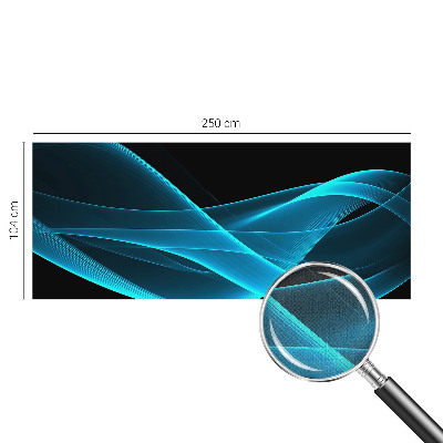 Autocolante de parede fotográfico Ondas chamativas