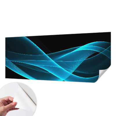 Autocolante de parede fotográfico Ondas chamativas