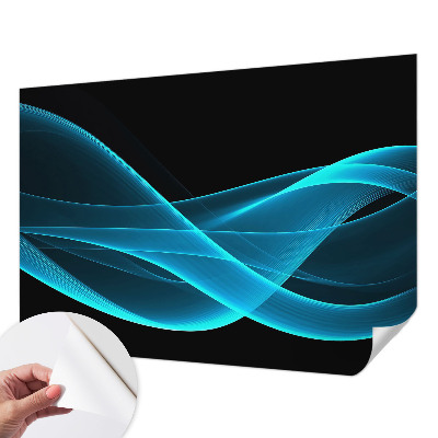 Autocolante de parede fotográfico Ondas chamativas