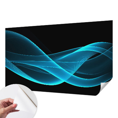 Autocolante de parede fotográfico Ondas chamativas