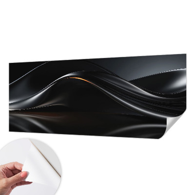 Papel de parede infantil Ondas metálicas