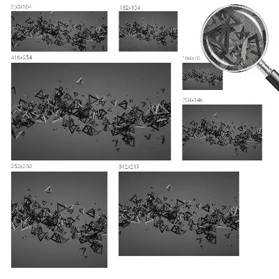 Papel de parede autocolante para quarto com estampa de abstrações geométricas