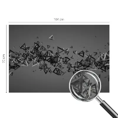 Papel de parede autocolante para quarto com estampa de abstrações geométricas