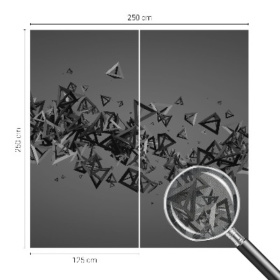 Papel de parede autocolante para quarto Abstrações geométricas