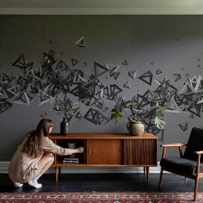 Papel de parede autocolante para quarto Abstrações geométricas