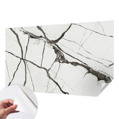 Papel de parede autocolante Rachaduras no mármore