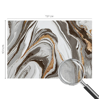 Papel de parede 3D com padrão de espirais de mármore