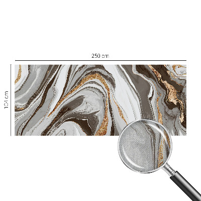 Papel de parede 3D com padrão de espirais de mármore