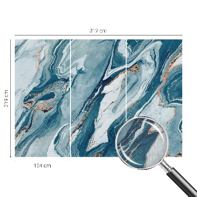 Papel de parede infantil com padrão Elegância mineral adequado para quartos infantis