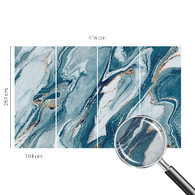 Papel de parede infantil com padrão Elegância mineral adequado para quartos infantis