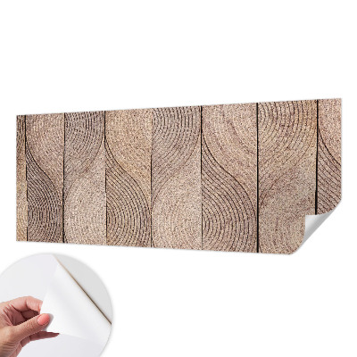 Papel de parede para criança Ondas de madeira