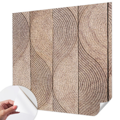 Papel de parede para criança Ondas de madeira
