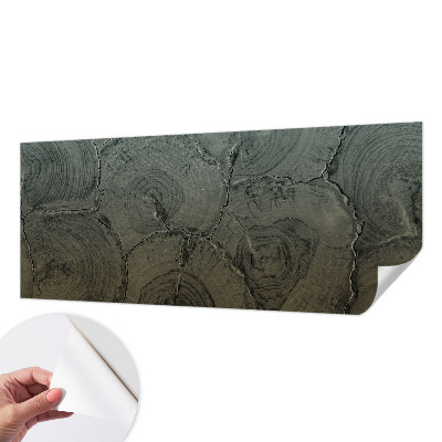 Papel de parede 3D Anéis de madeira
