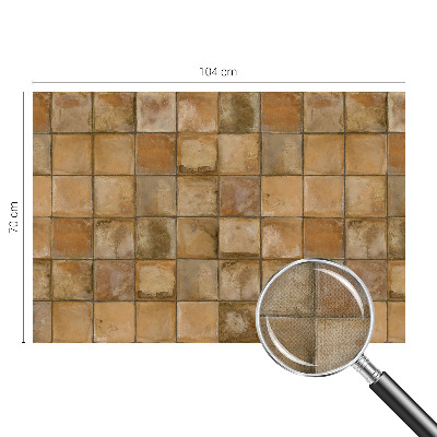 Papel de parede para criança com estampa de mosaico rústico